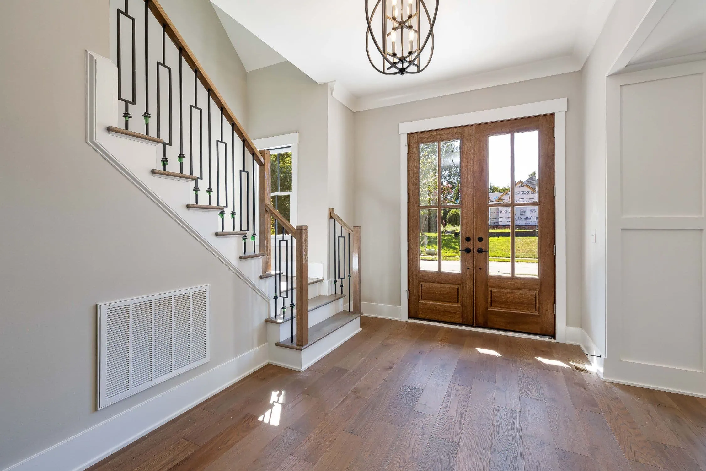 double door vs french door - wood french doors with grilles